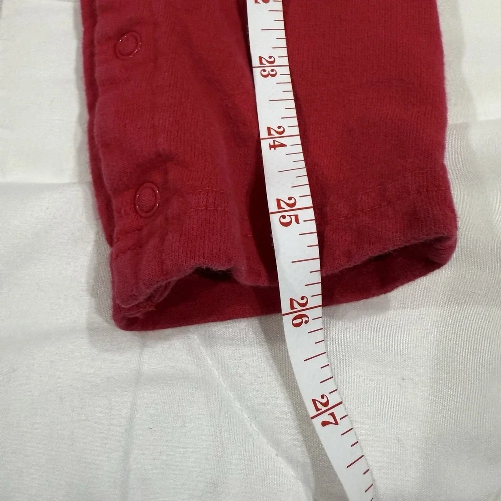 VTG 90s Y2K Disney Winnie the Pooh Romper Red Pooh Airplane Baby 18M Rare HTF - Picture 15 of 16